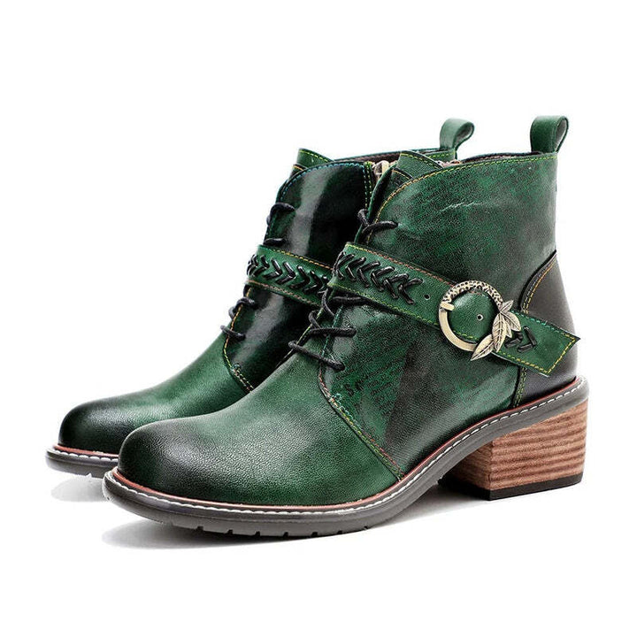 Bottines vertes Podoways