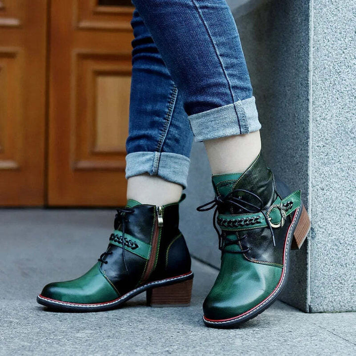 Bottines vertes Podoways