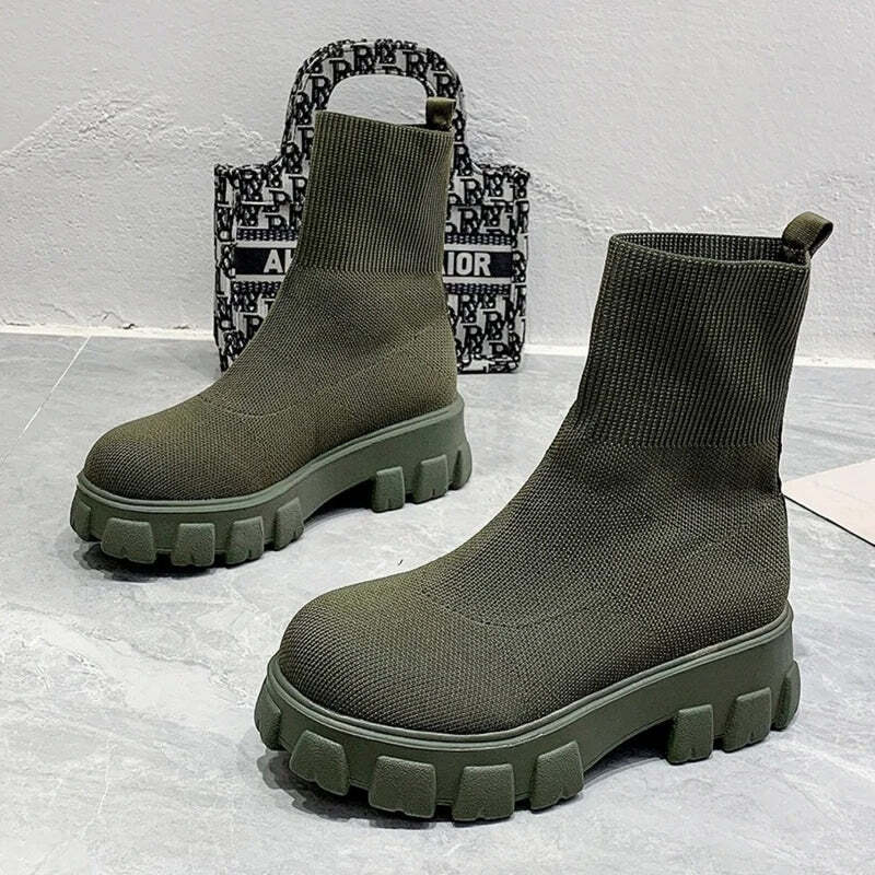 Bottines violettes Podoways 35 Green