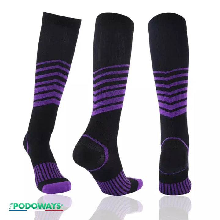 Chaussette de compression running Podoways 36 Purple