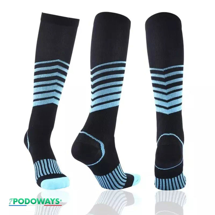Chaussette de compression running Podoways 36 Aquamarine