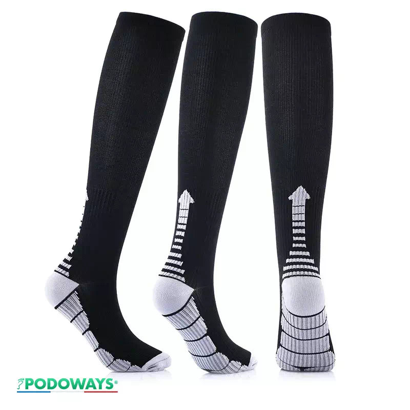 Chaussette de compression running Podoways 36 Blanc