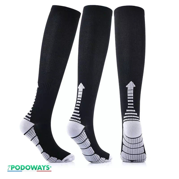 Chaussette de compression running Podoways 36 Blanc