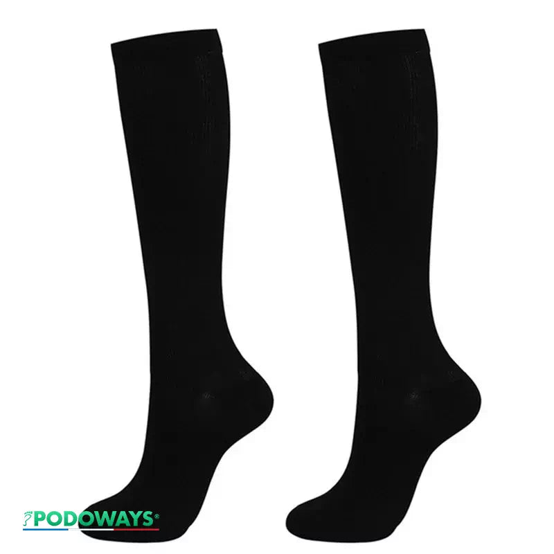 Chaussette de compression sport  Podoways 36 Black 