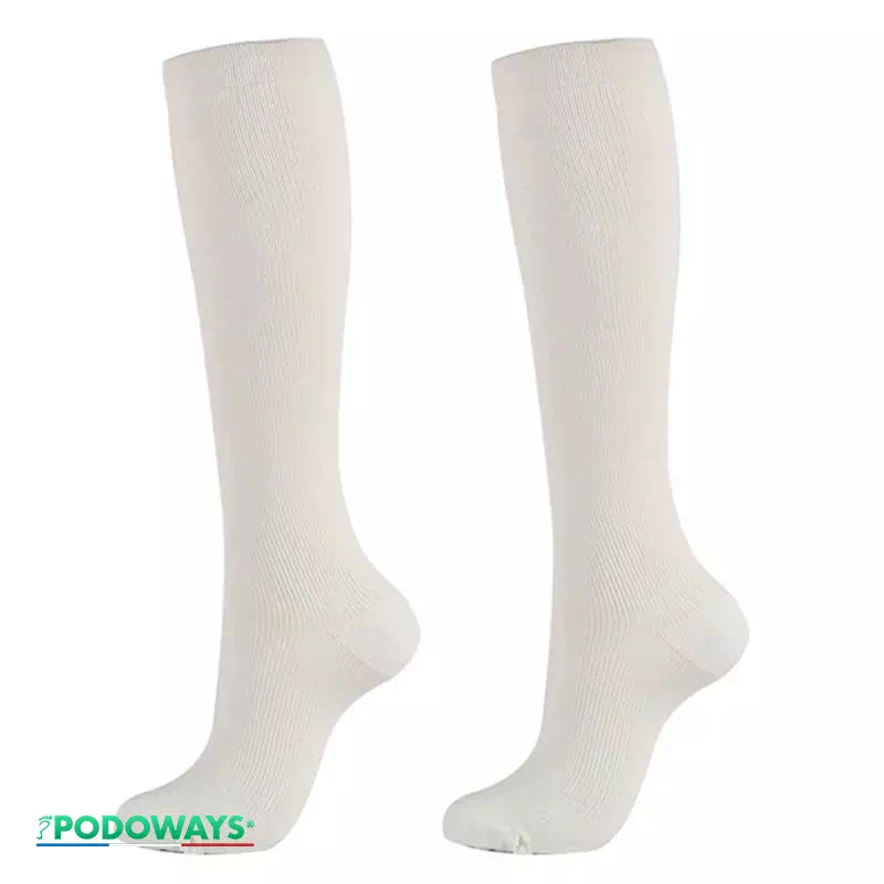 Chaussette de compression sport Podoways 36 Blanc