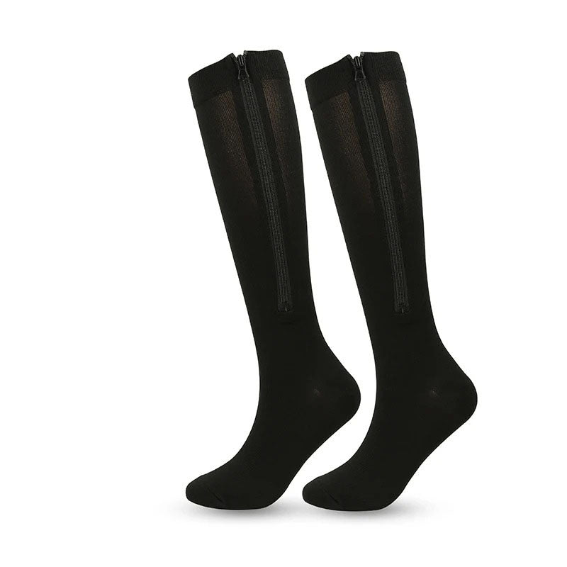 chaussette de contention avec fermeture eclair Chaussettes orthopédiques Podoways 36 Black