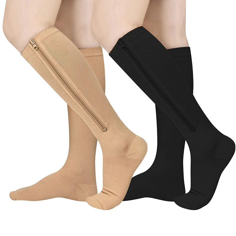 chaussette de contention avec fermeture eclair Chaussettes orthopédiques Podoways