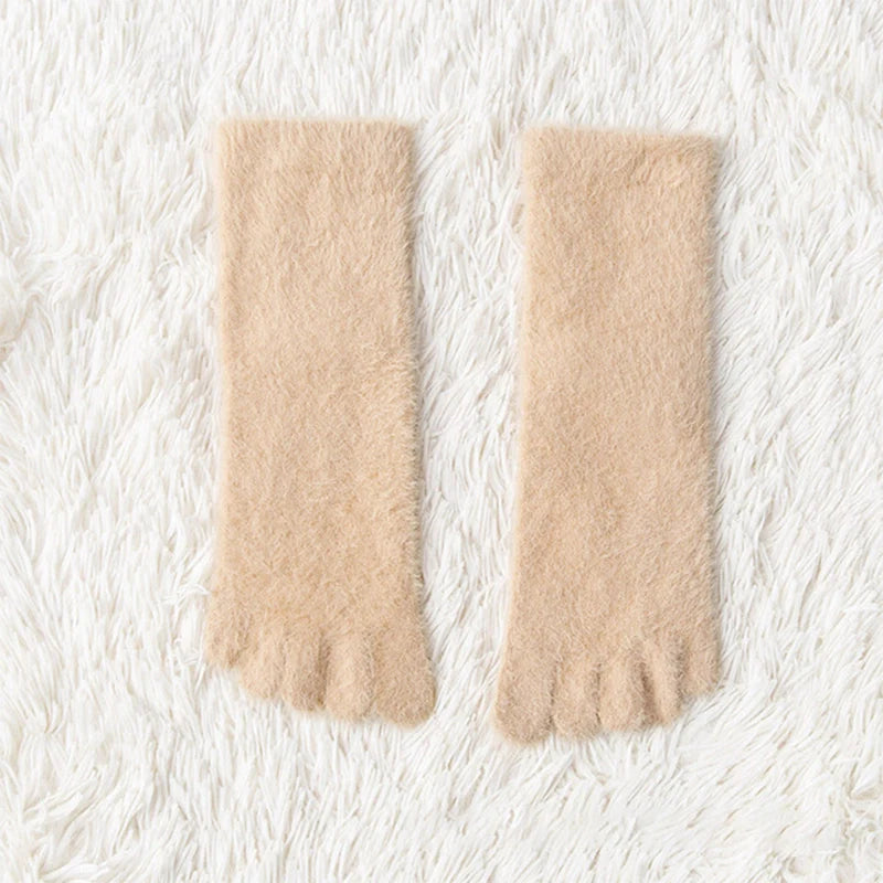 chaussettes à doigts femme Chaussettes orthopédiques Podoways 36 BlanchedAlmond