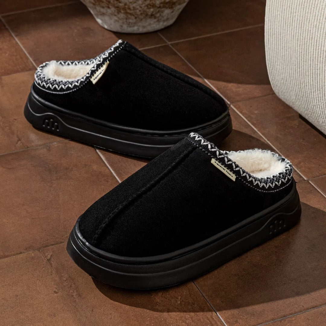 Chaussons Chauds Femme – Fourrés avec Semelle Antidérapante Podoways