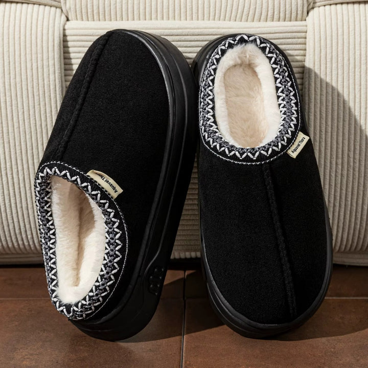 Chaussons Chauds Femme – Fourrés avec Semelle Antidérapante Podoways