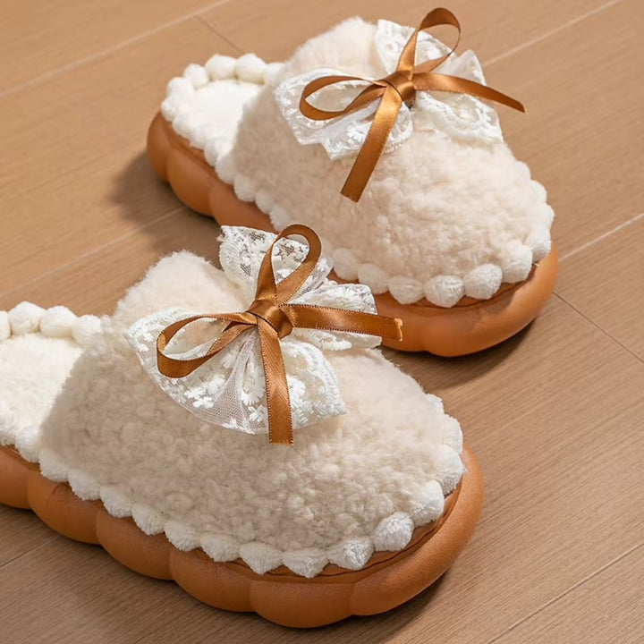 Chaussons Douillets Femme – Fourrés avec Semelle Épaisse Podoways