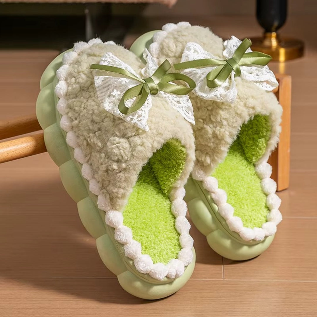 Chaussons Douillets Femme – Fourrés avec Semelle Épaisse Podoways