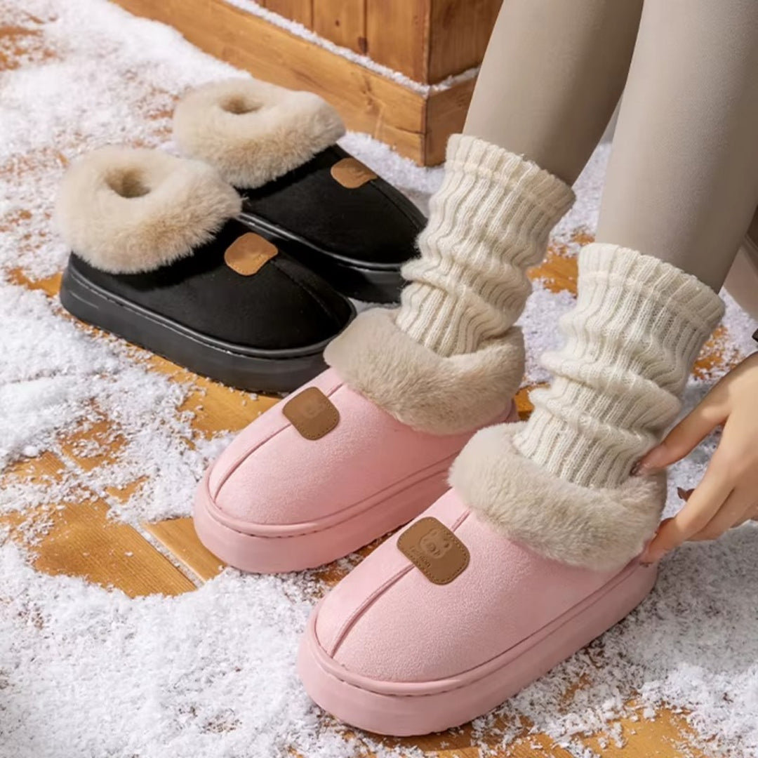Chaussons Montants Femme – Doublure Fourrée et Chaleur Hiver Podoways
