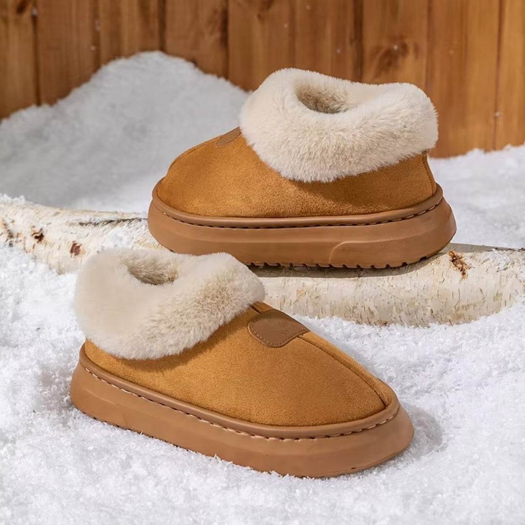 Chaussons Montants Femme – Doublure Fourrée et Chaleur Hiver Podoways 36 Chocolate
