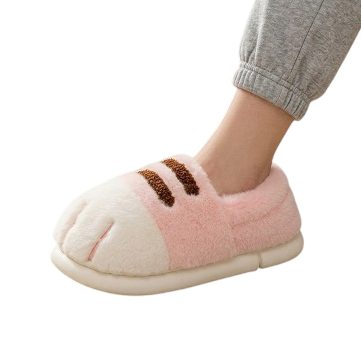 Chaussons Patte de Chat Femme – Fourrés et Ultra Doux Podoways 36 Pink
