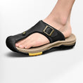 Charger l'image dans la visionneuse de la galerie, Chaussons claquettes homme Podoways 38 Black
