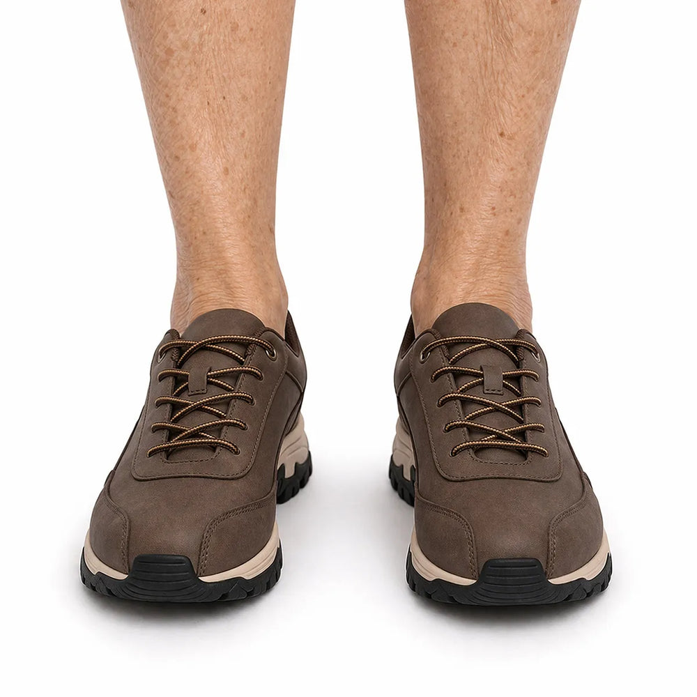 Chaussure orthopédique extra-large en cuir Podoways 39 Chocolate