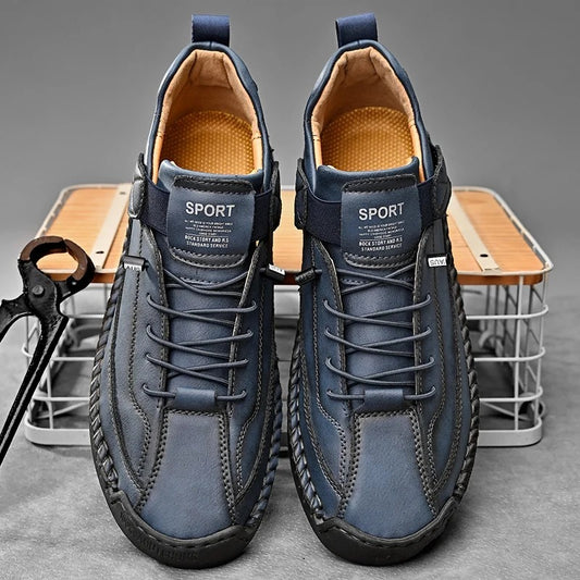 Chaussures légères pour hommes à pieds sensibles - spécial liquidation Podoways 44 SteelBlue