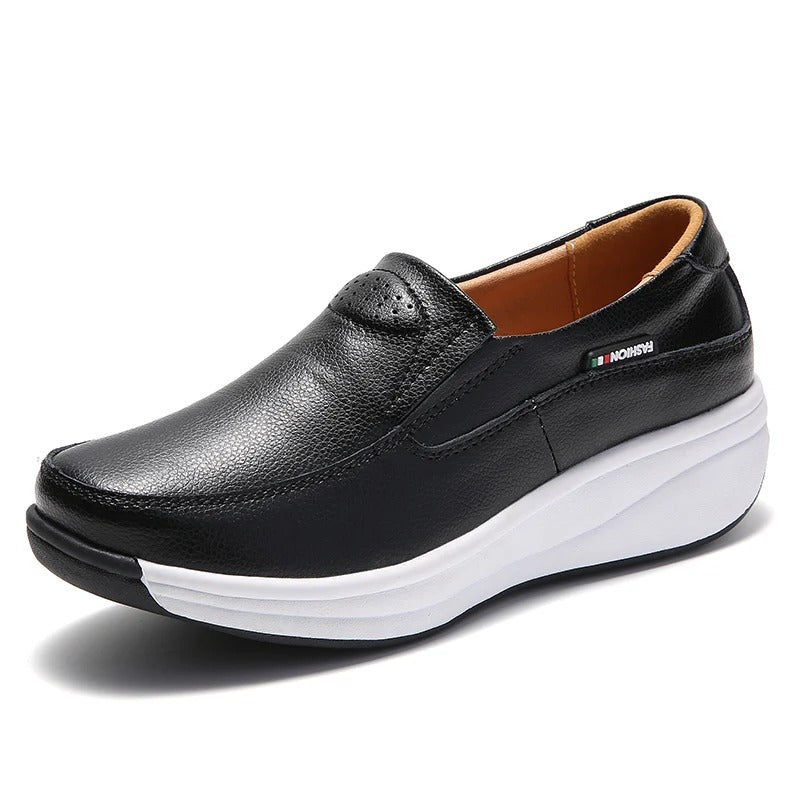 chaussure confort femme simili cuir Chaussures Orthopédiques Podoways