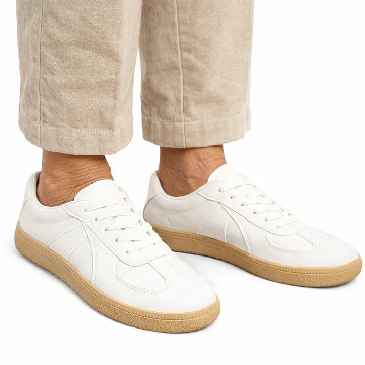 Baskets blanches orthopédiques en cuir Podoways 36 White