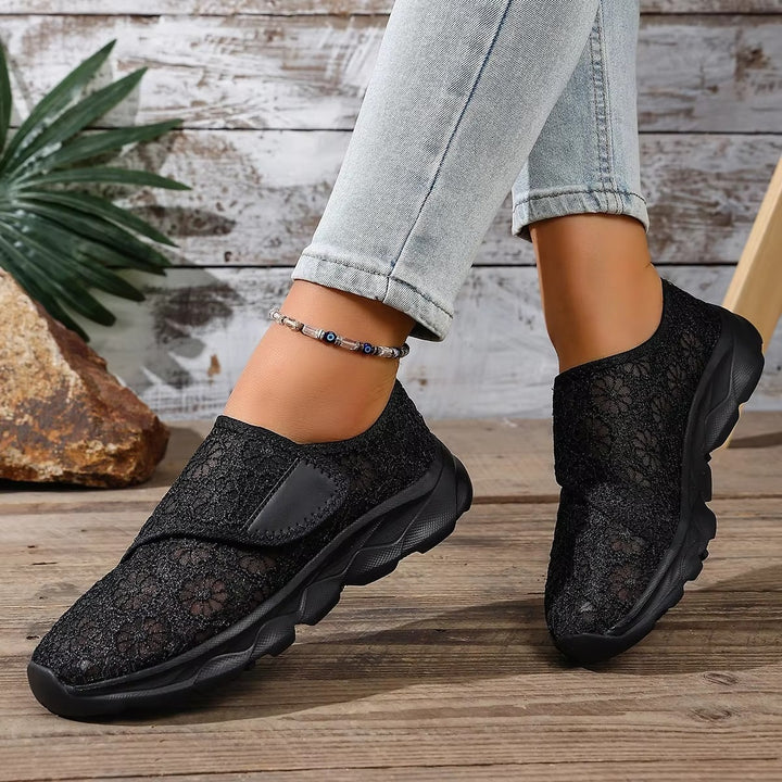 Chaussures Confort Femme Pieds Larges – Réglables et Respirantes Podoways