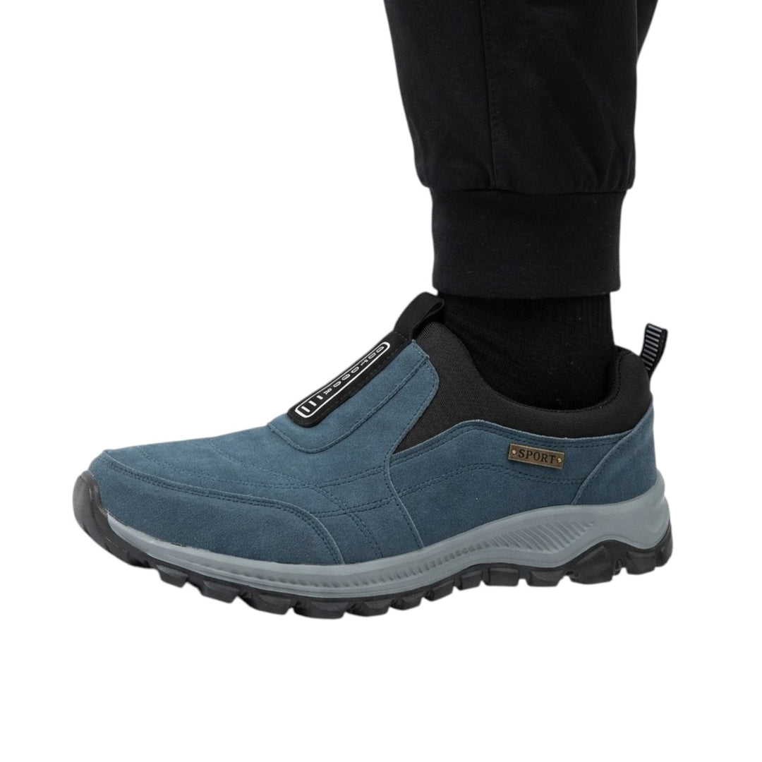 Chaussures de Marche Homme Sans Lacets – Légères et Antidérapantes Podoways 39 SteelBlue