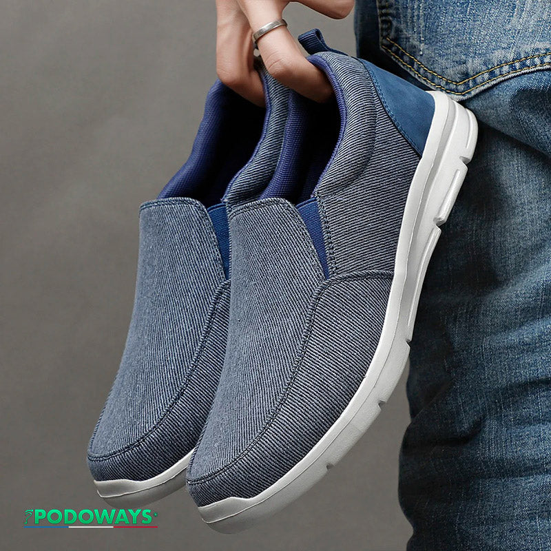 Chaussures orthopédiques pour les pieds larges Chaussures Orthopédiques PODOWAYS 36 SteelBlue 