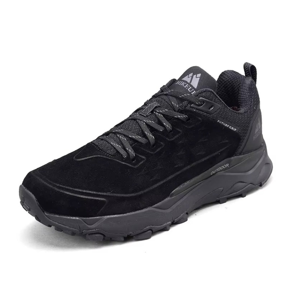 Chaussures de Randonnée Homme – Cuir, Respirantes et Antidérapantes Podoways 40 Black