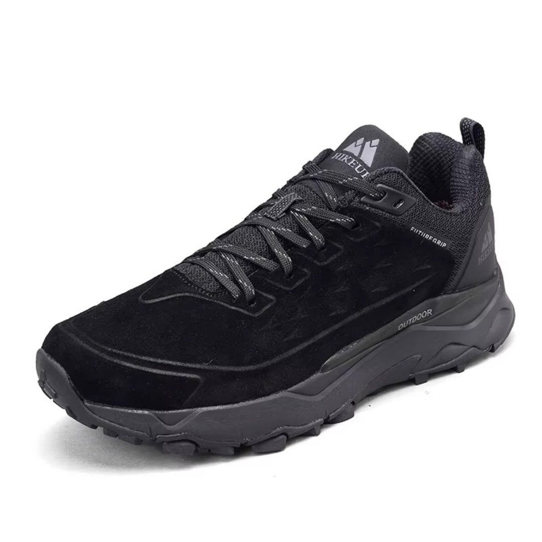 Chaussures de Randonnée Homme – Cuir, Respirantes et Antidérapantes Podoways 40 Black