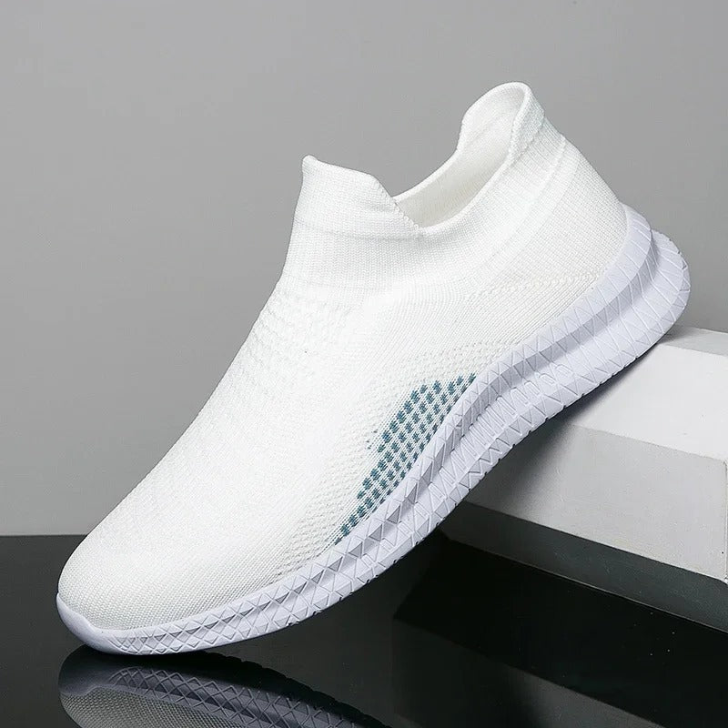 Sneakers de ville confortables pour homme Podoways 37 Blanc