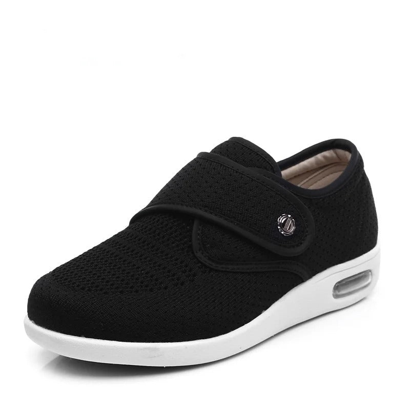 chaussures femmes pied large Chaussures Orthopédiques Podoways 36 Black