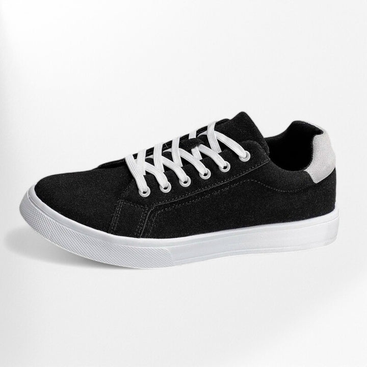 Chaussures plates larges et confortables pour homme Podoways 39 Black