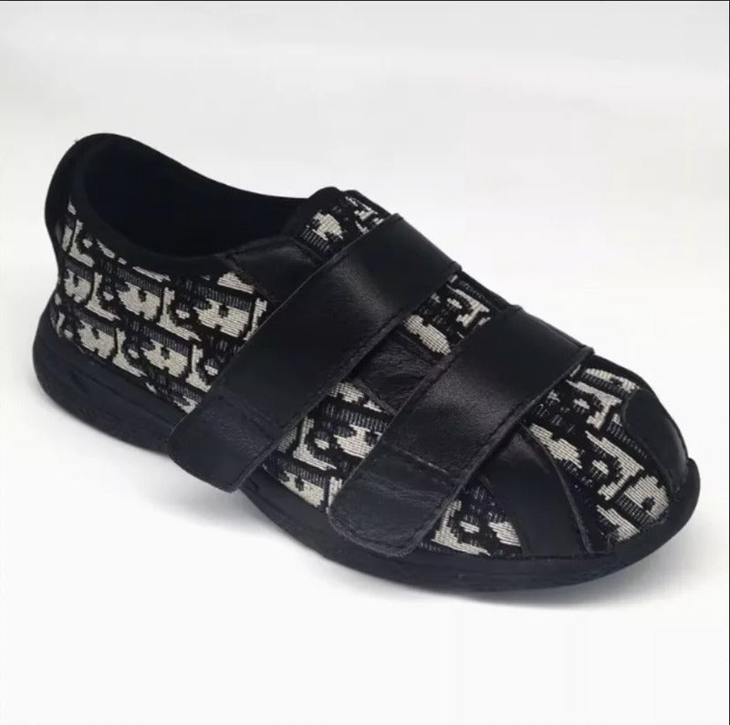 Chaussures orthopédiques à scratch pour la maison Podoways 35 DimGray