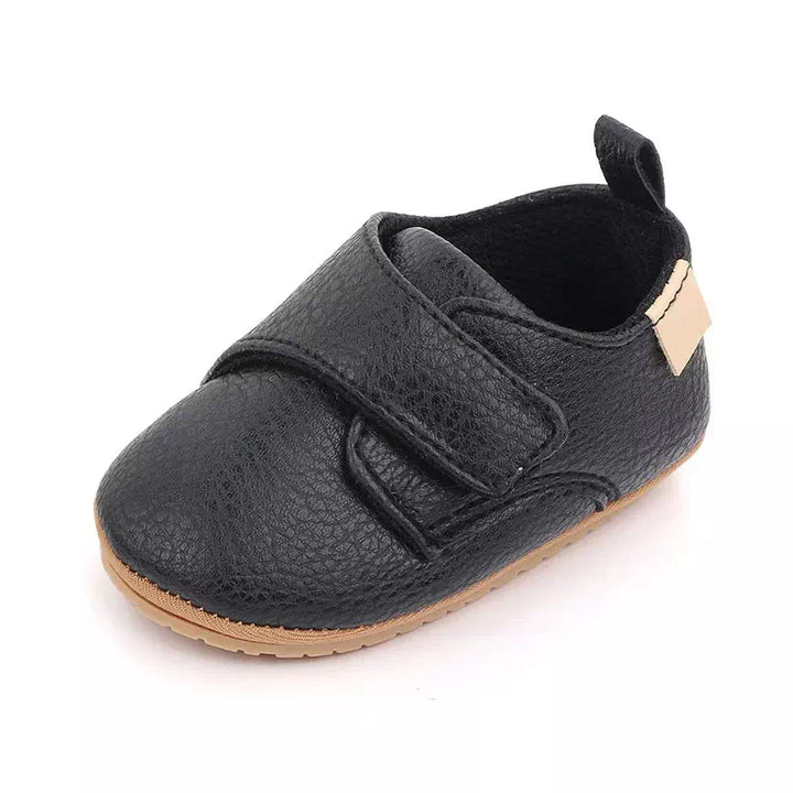 Chaussures bébés en cuir pour garcons  Podoways 6 à 9mois Black 