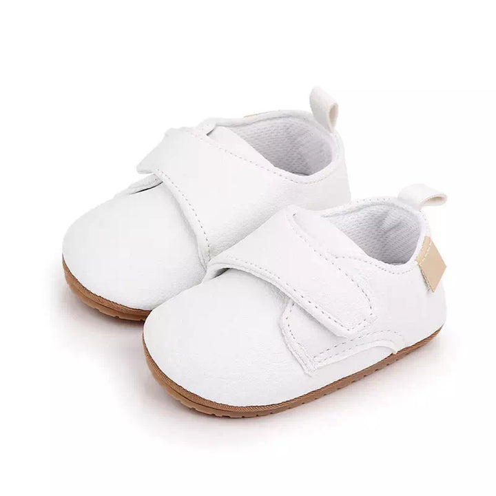 Chaussures bébés en cuir pour garcons Podoways 6 à 9mois Blanc