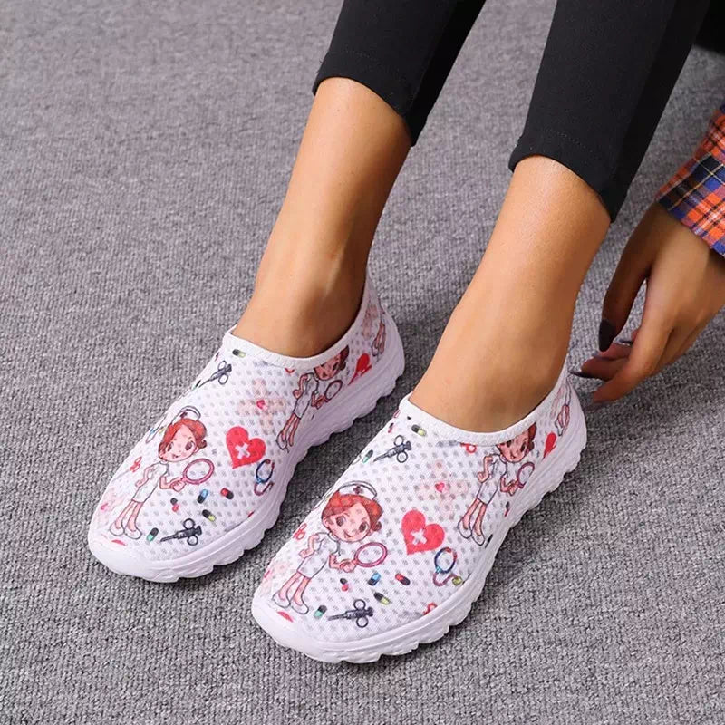 Chaussures confortables Respirantes à motifs  Podoways   