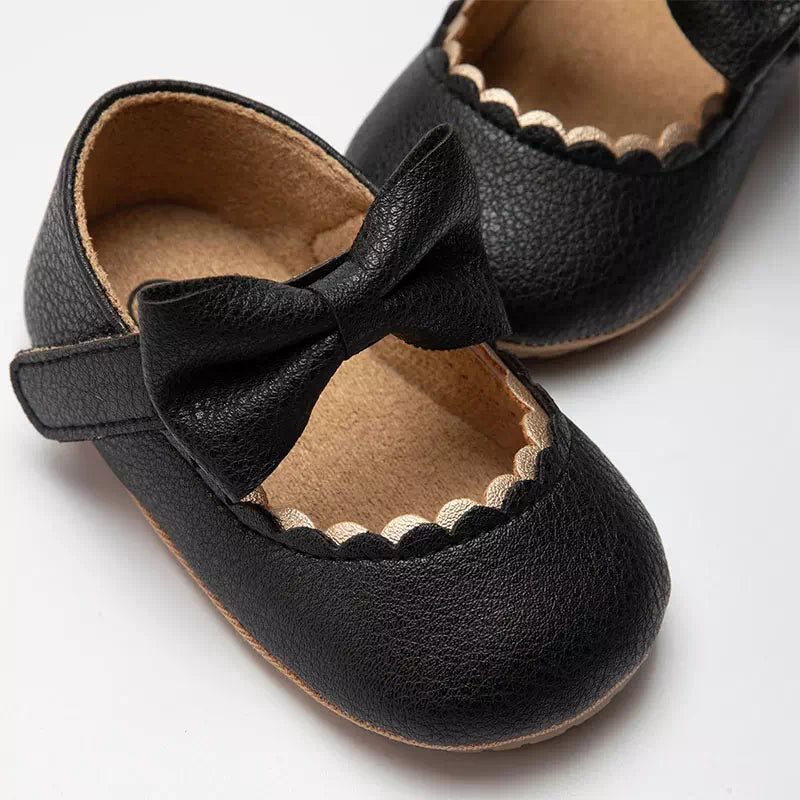 Chaussures pour bébés filles nœud papillon