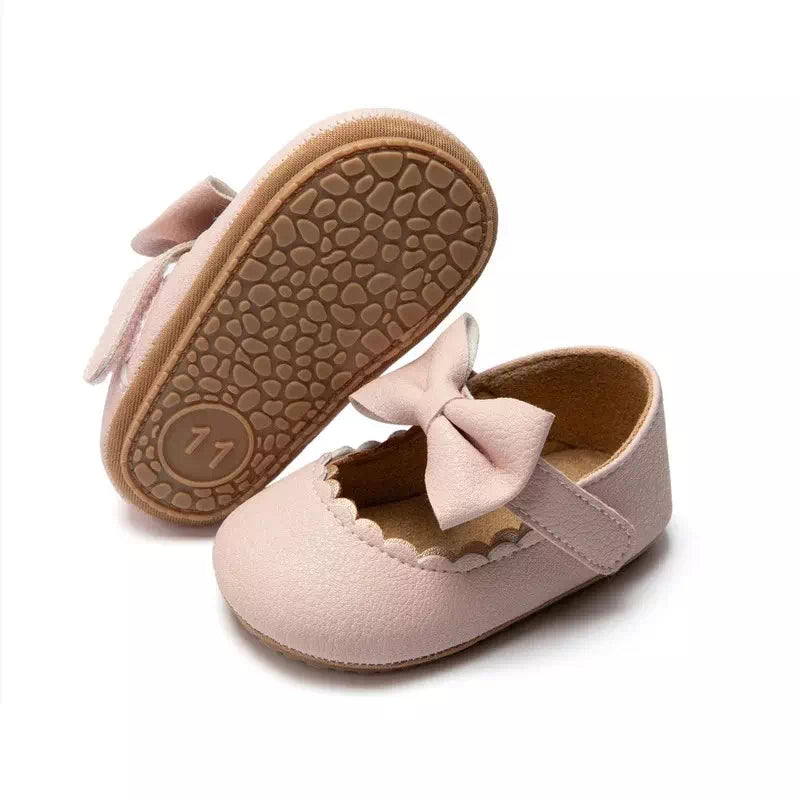 Chaussures pour bébés filles nœud papillon
