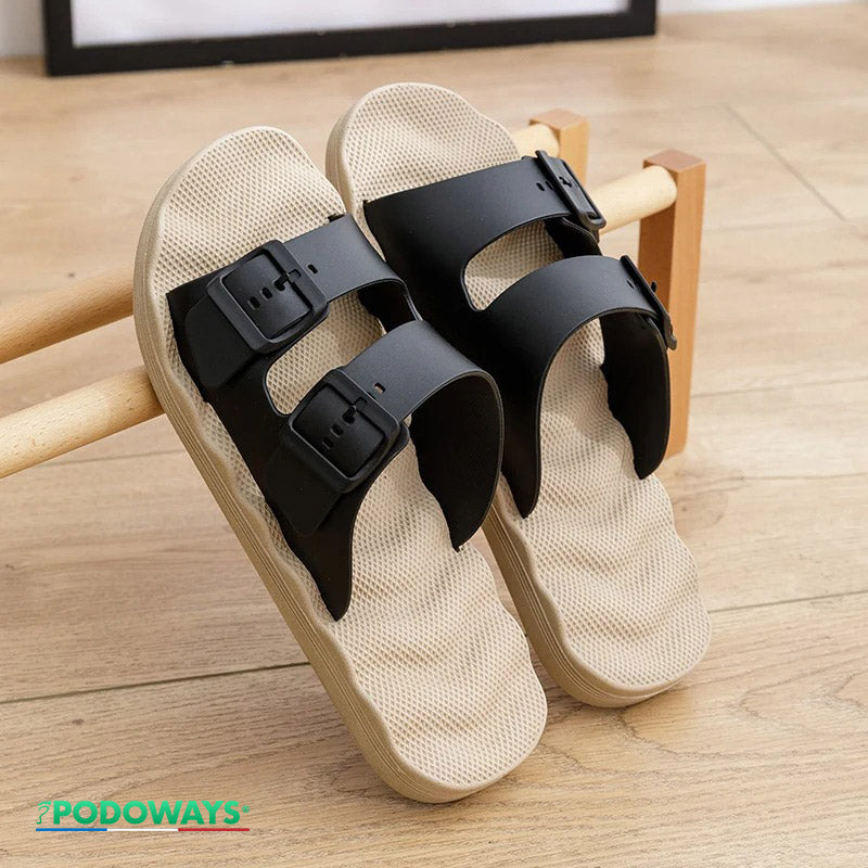 Claquettes orthopédiques Hommes Antidérapantes Chaussures Orthopédiques PODOWAYS 36 Wheat 