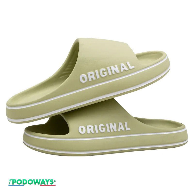 Claquettes orthopédiques d'été Hommes Chaussures Orthopédiques PODOWAYS 36 DarkKhaki