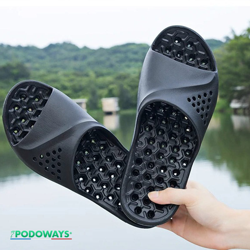 Claquettes orthopédiques de massage – Soulagement Immédiat & Confort Absolu Chaussures Orthopédiques PODOWAYS