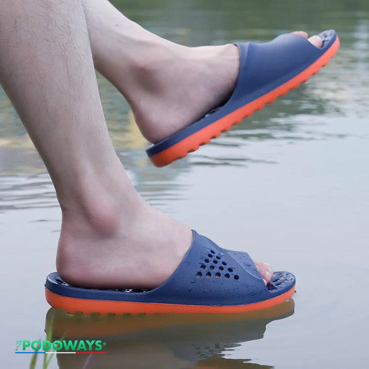 Claquettes orthopédiques de massage – Soulagement Immédiat & Confort Absolu Chaussures Orthopédiques PODOWAYS