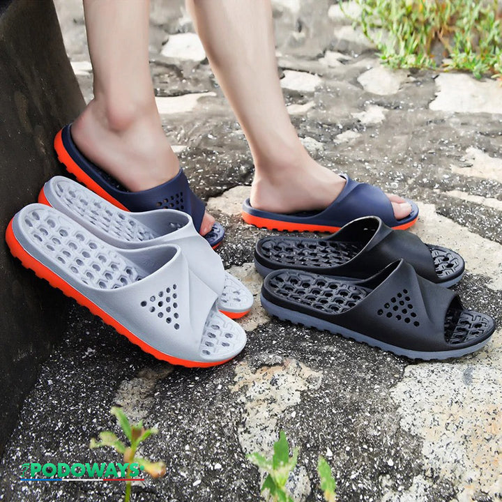 Claquettes orthopédiques de massage – Soulagement Immédiat & Confort Absolu Chaussures Orthopédiques PODOWAYS