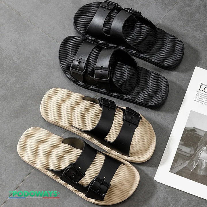 Claquettes orthopédiques Hommes Antidérapantes Chaussures Orthopédiques PODOWAYS   