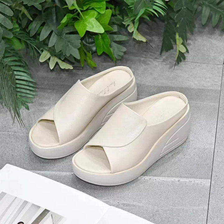 Claquettes orthopediques à talons hauts Podoways 36 Blanc
