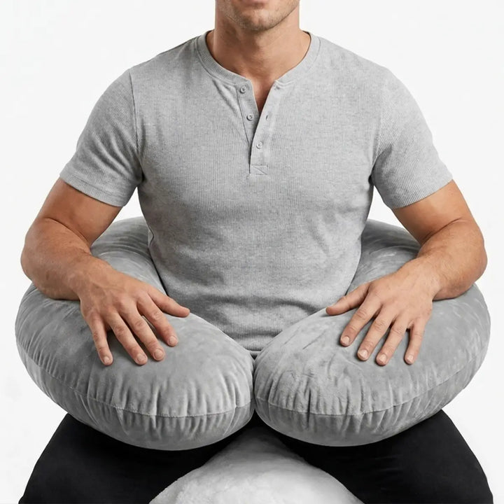 Coussin Orthopédique Alignement Corporel – Maux de Dos & Posture Parfaite Podoways LightGray