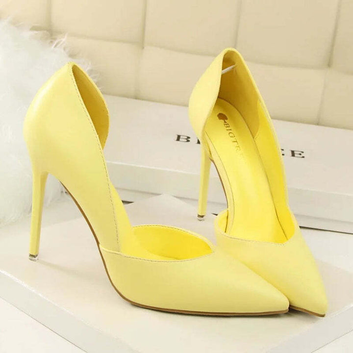 Escarpin jaune femme Podoways
