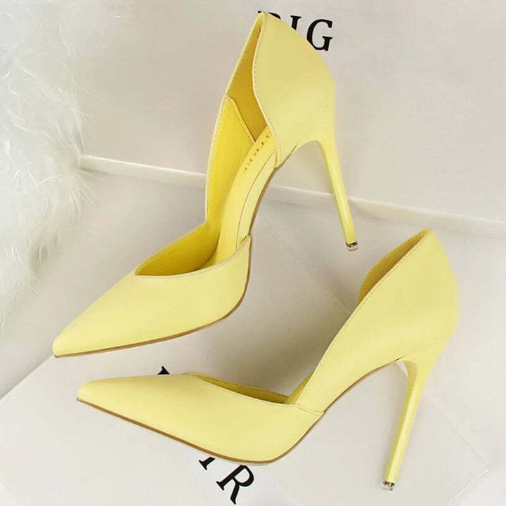 Escarpin jaune femme Podoways