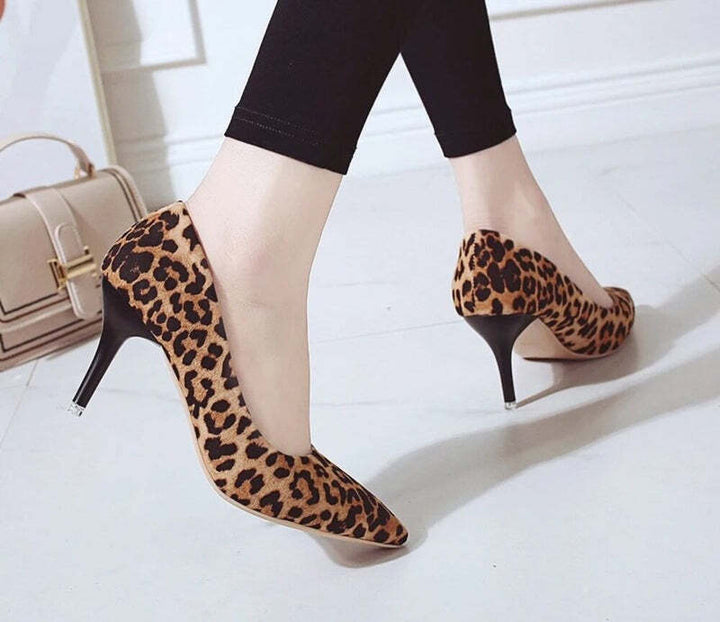Escarpins femme leopard Podoways