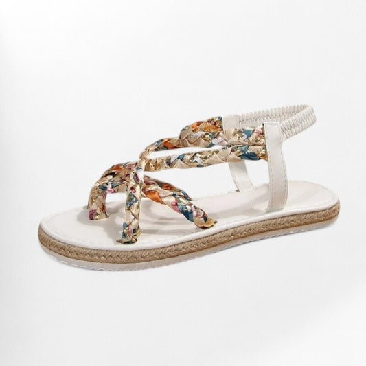 Espadrille avec elastique femme Podoways 36 Blanc